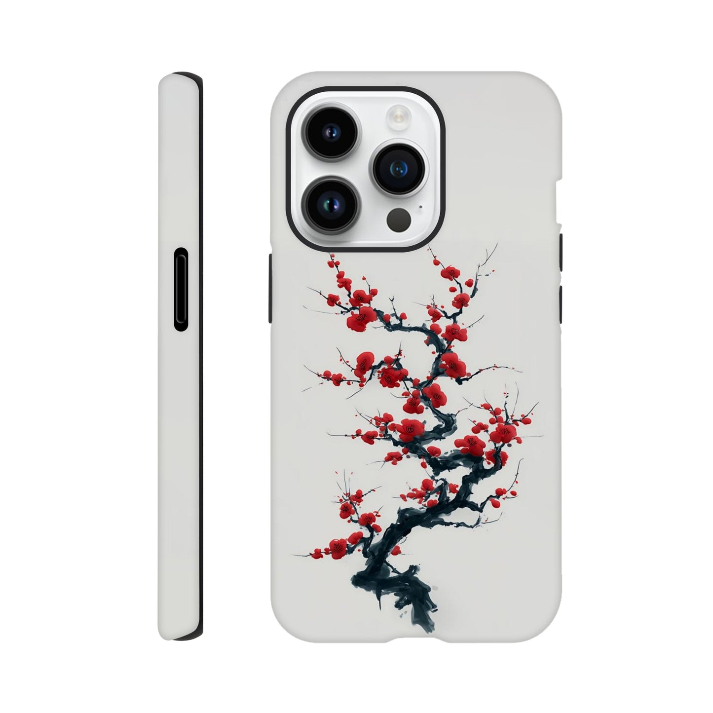 MYSTBIT ART | Ink & Blossom iPhone Case-MYSTBIT ART
