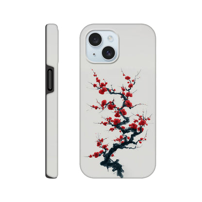 MYSTBIT ART | Ink & Blossom iPhone Case-MYSTBIT ART