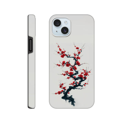 MYSTBIT ART | Ink & Blossom iPhone Case-MYSTBIT ART