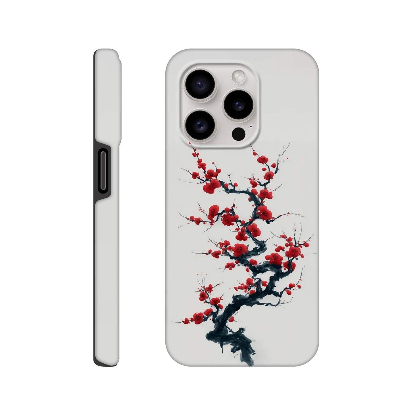MYSTBIT ART | Ink & Blossom iPhone Case-MYSTBIT ART