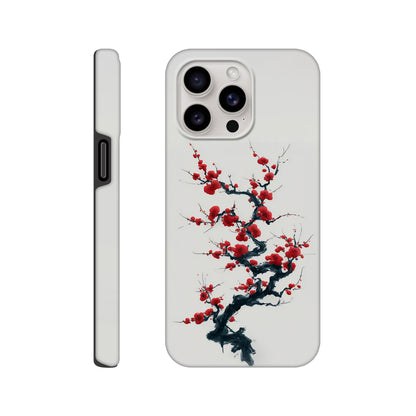 MYSTBIT ART | Ink & Blossom iPhone Case-MYSTBIT ART
