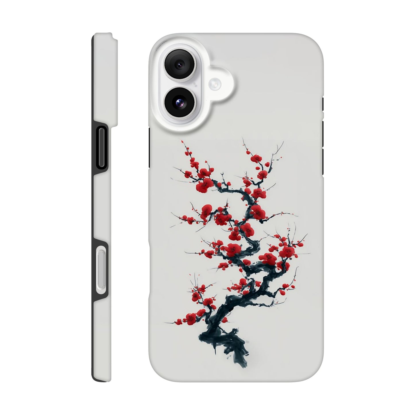 MYSTBIT ART | Ink & Blossom iPhone Case-MYSTBIT ART