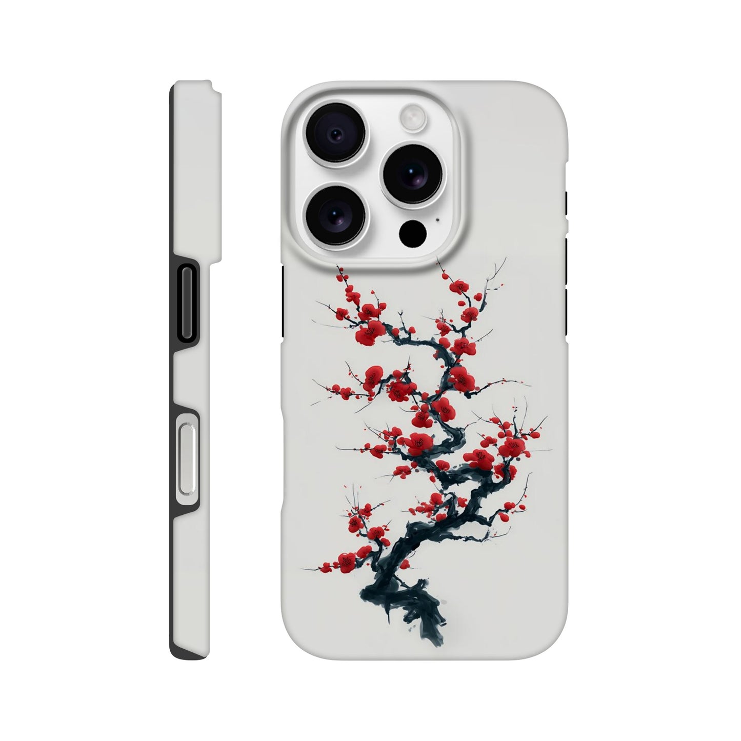 MYSTBIT ART | Ink & Blossom iPhone Case-MYSTBIT ART