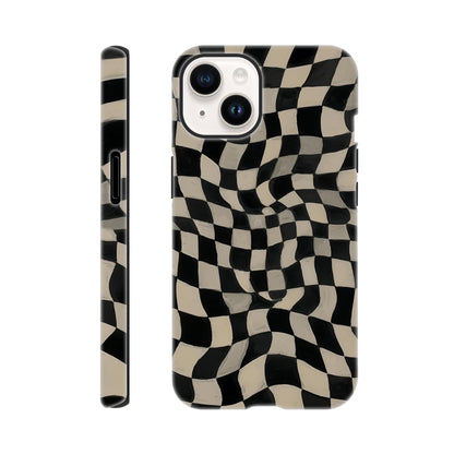 MYSTBIT ART | Mind Grid iPhone Case-MYSTBIT ART