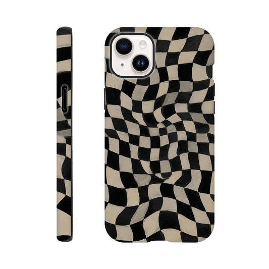 MYSTBIT ART | Mind Grid iPhone Case-MYSTBIT ART