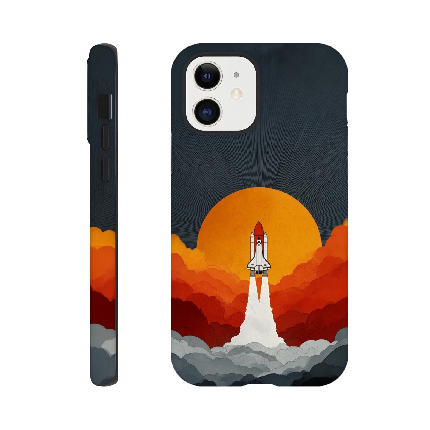 MYSTBIT ART | Retro Ignition iPhone Case-MYSTBIT ART