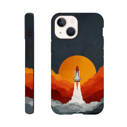 MYSTBIT ART | Retro Ignition iPhone Case-MYSTBIT ART