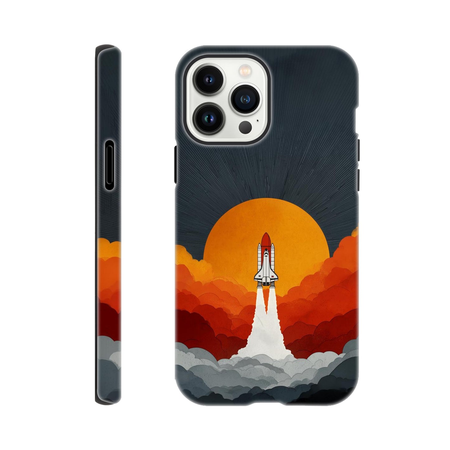 MYSTBIT ART | Retro Ignition iPhone Case-MYSTBIT ART