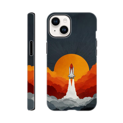 MYSTBIT ART | Retro Ignition iPhone Case-MYSTBIT ART