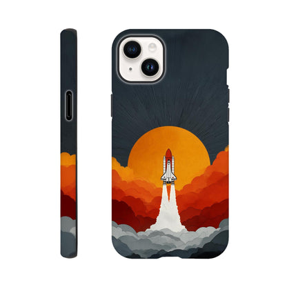 MYSTBIT ART | Retro Ignition iPhone Case-MYSTBIT ART