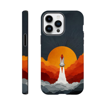 MYSTBIT ART | Retro Ignition iPhone Case-MYSTBIT ART