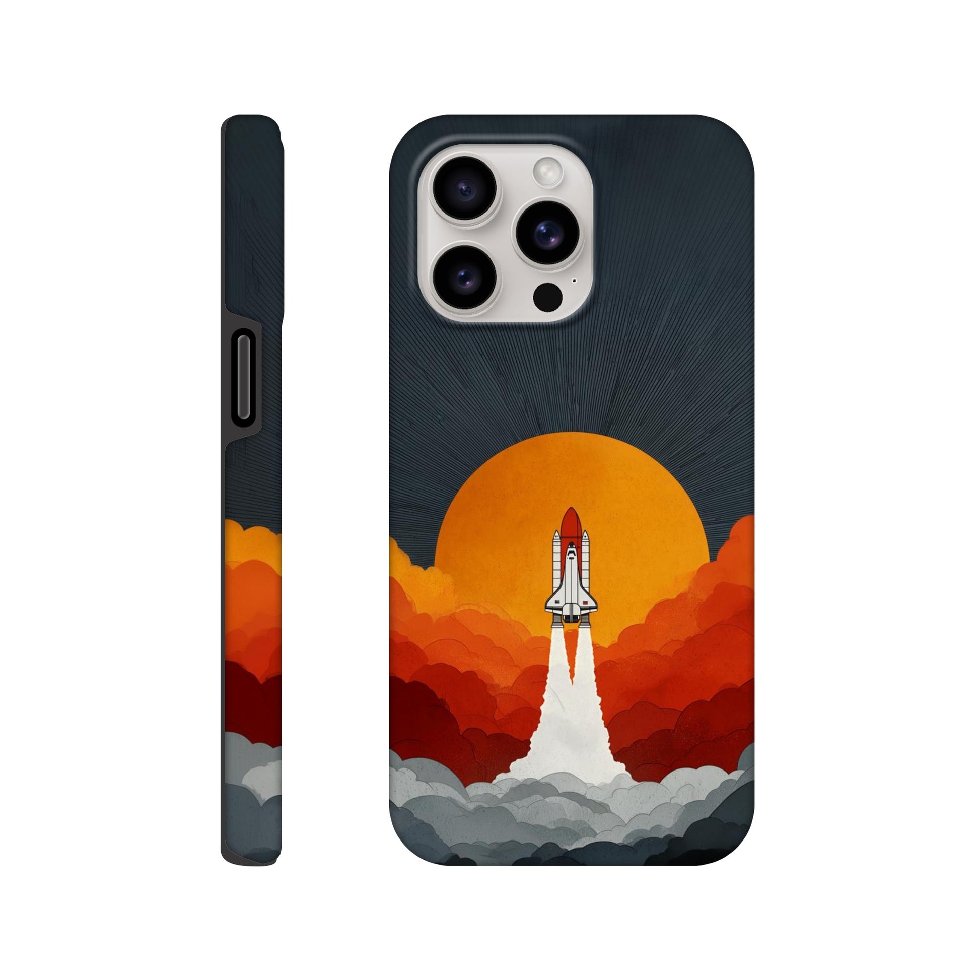 MYSTBIT ART | Retro Ignition iPhone Case-MYSTBIT ART