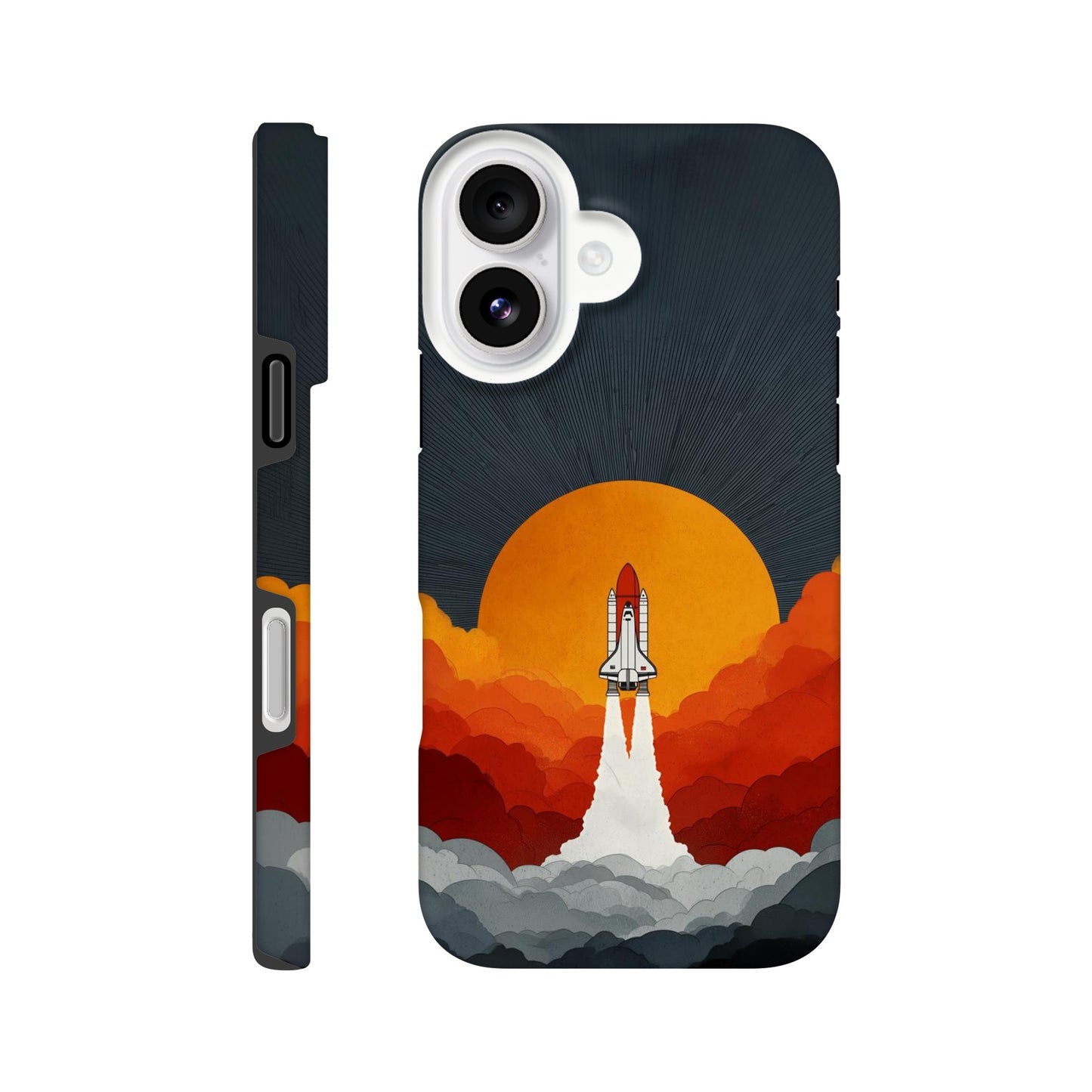MYSTBIT ART | Retro Ignition iPhone Case-MYSTBIT ART