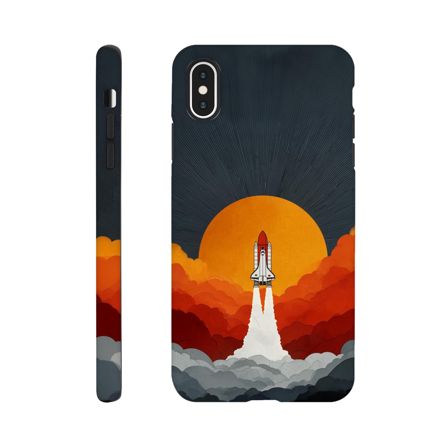 MYSTBIT ART | Retro Ignition iPhone Case-MYSTBIT ART
