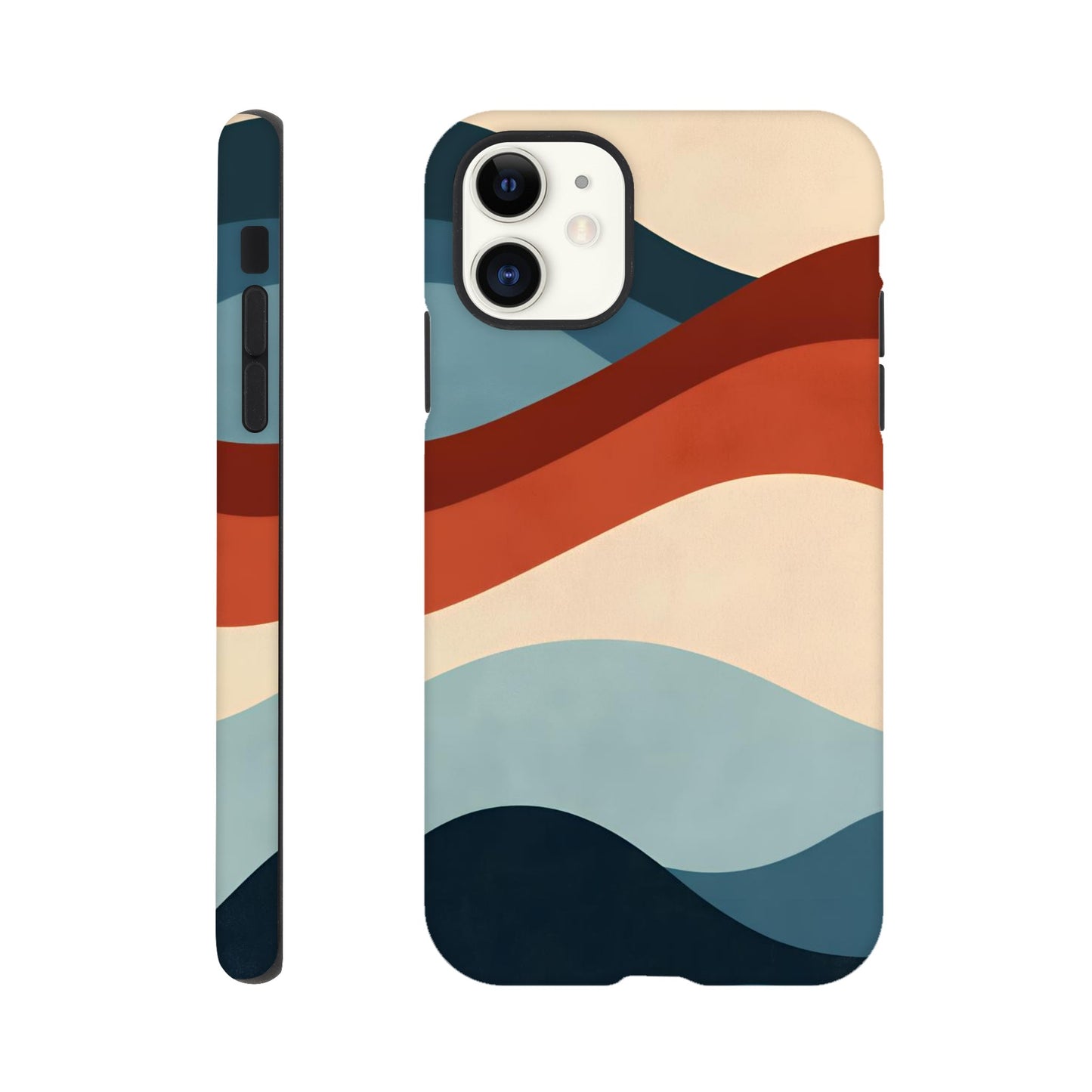 MYSTBIT ART | Retro Waves iPhone Case-MYSTBIT ART