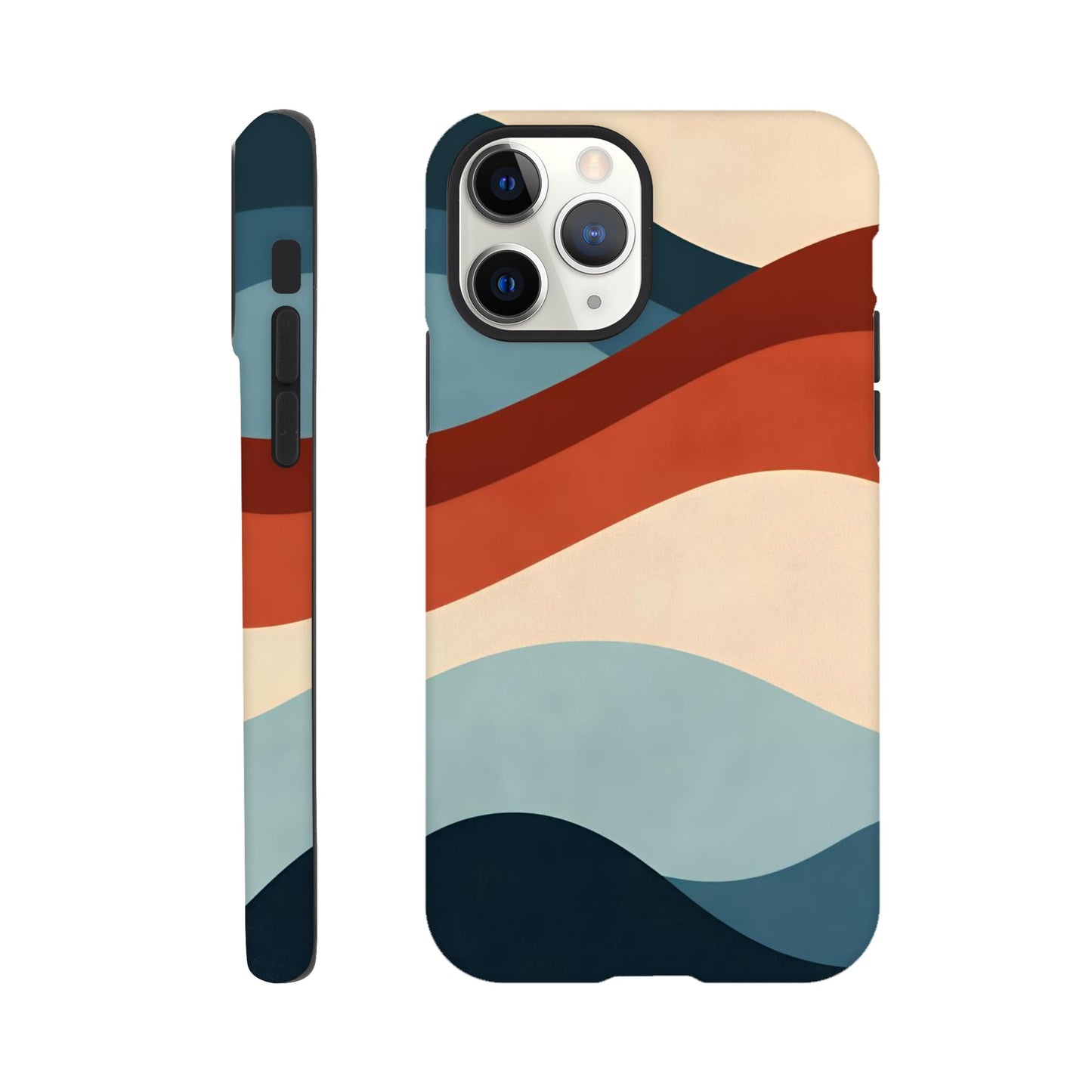 MYSTBIT ART | Retro Waves iPhone Case-MYSTBIT ART