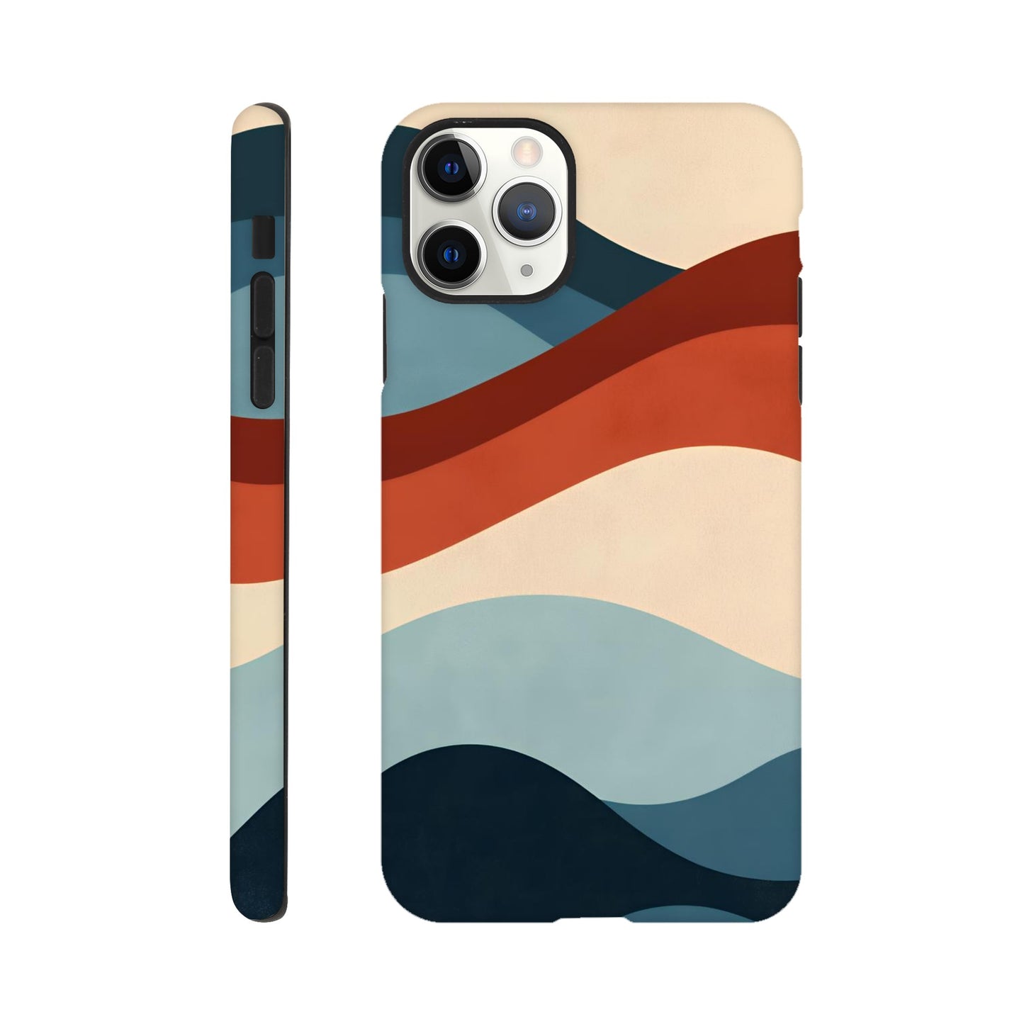 MYSTBIT ART | Retro Waves iPhone Case-MYSTBIT ART