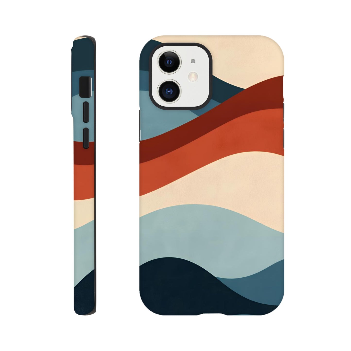 MYSTBIT ART | Retro Waves iPhone Case-MYSTBIT ART