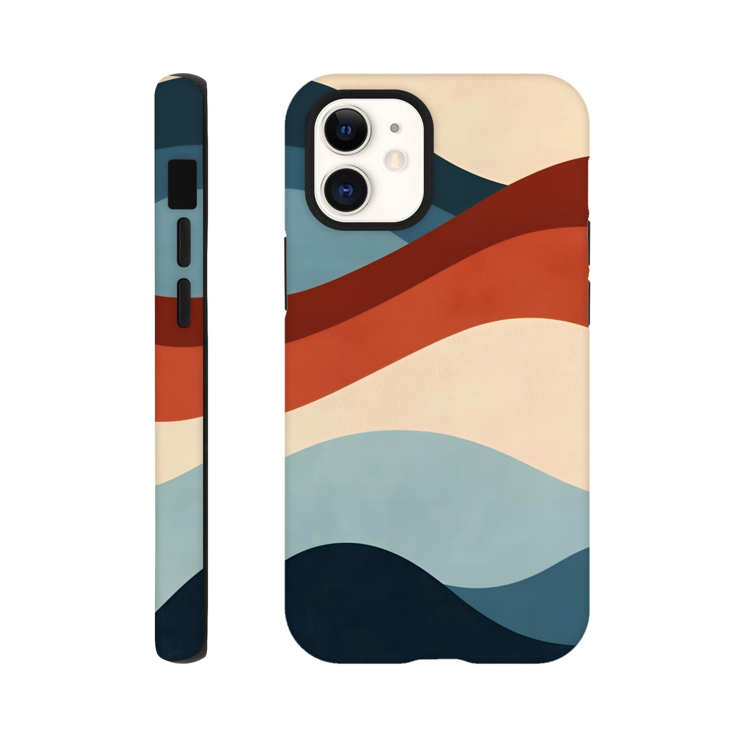 MYSTBIT ART | Retro Waves iPhone Case-MYSTBIT ART