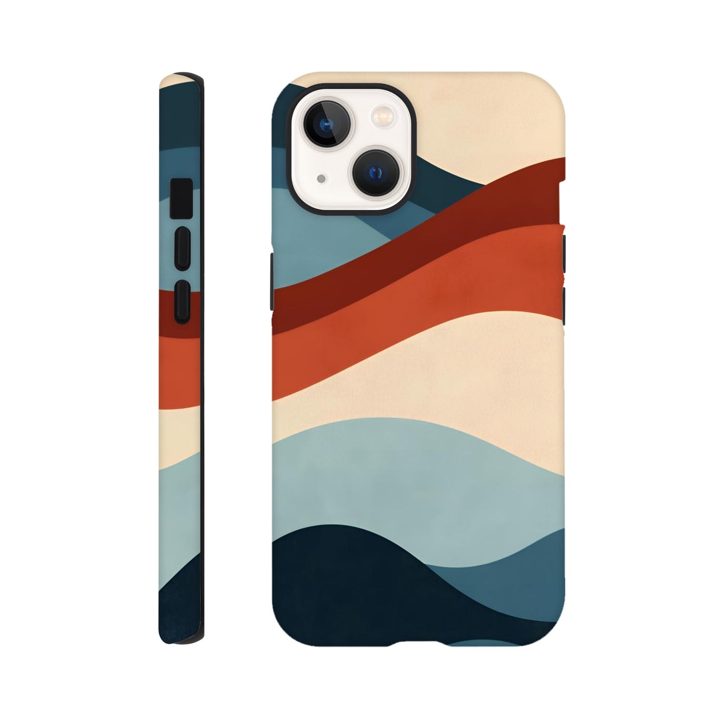 MYSTBIT ART | Retro Waves iPhone Case-MYSTBIT ART