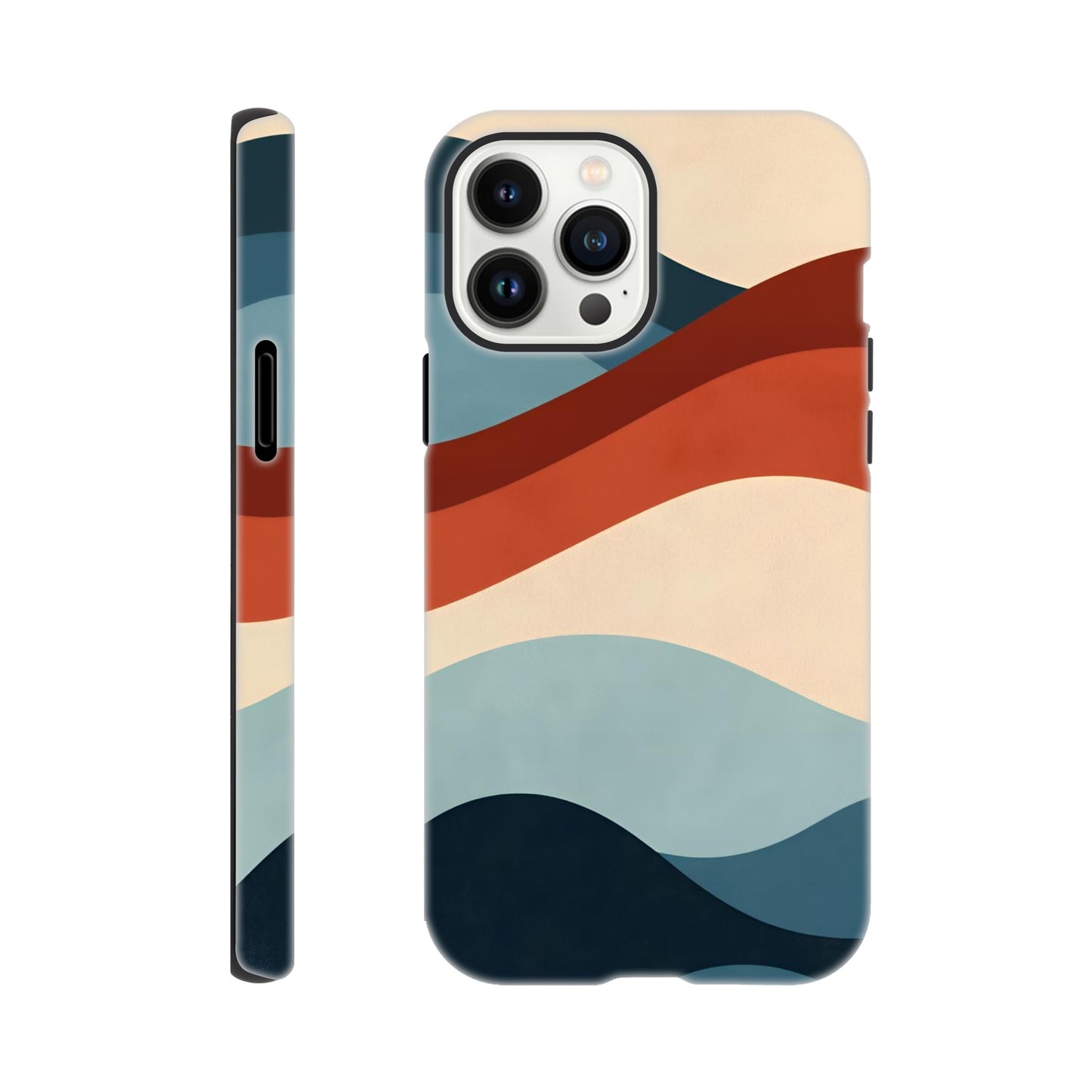 MYSTBIT ART | Retro Waves iPhone Case-MYSTBIT ART