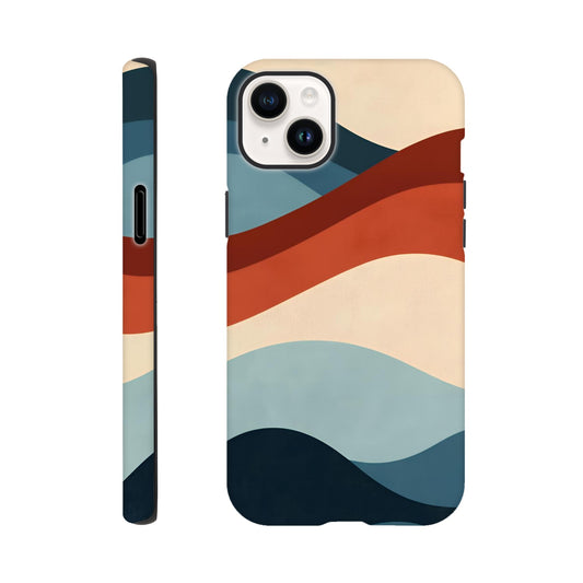 MYSTBIT ART | Retro Waves iPhone Case-MYSTBIT ART