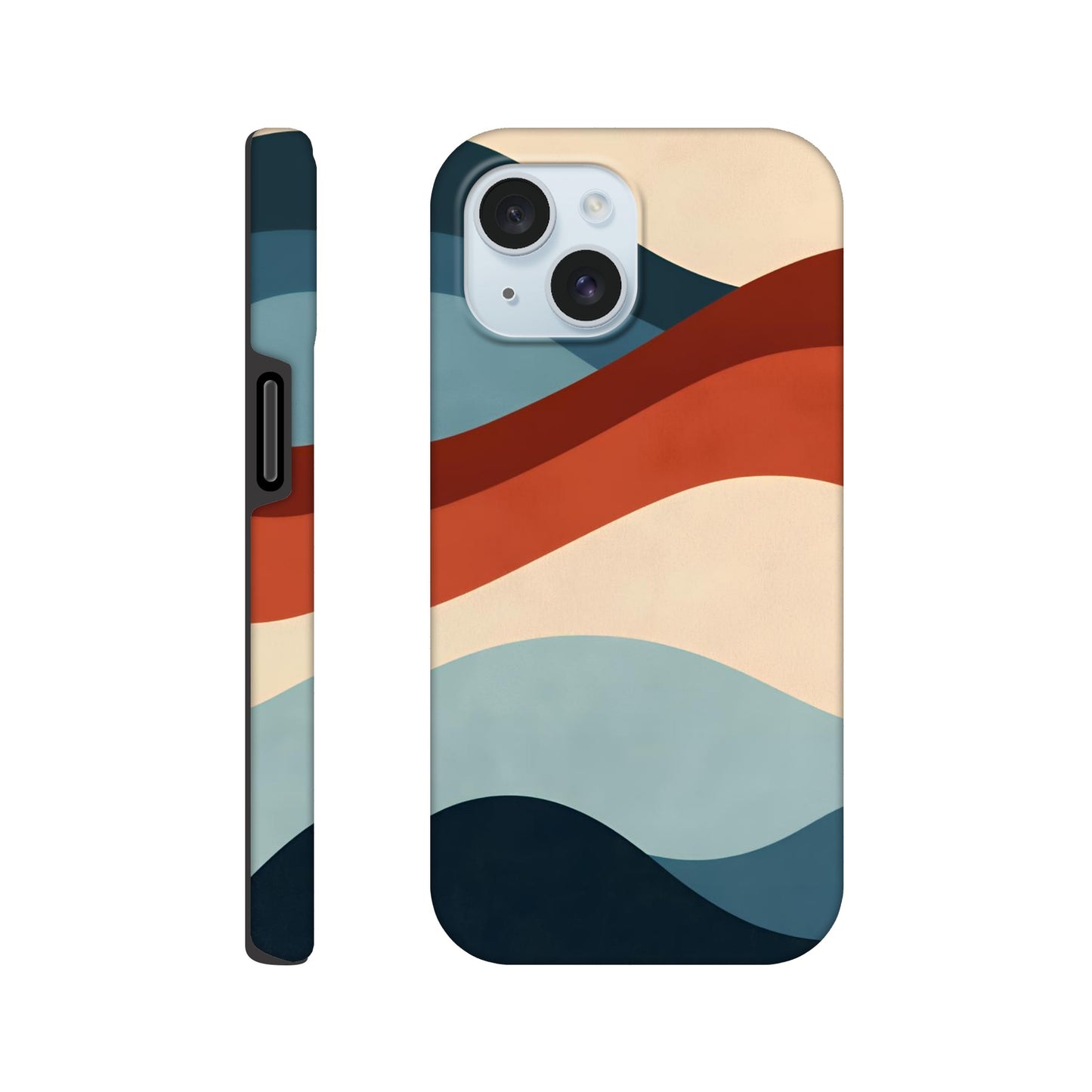 MYSTBIT ART | Retro Waves iPhone Case-MYSTBIT ART