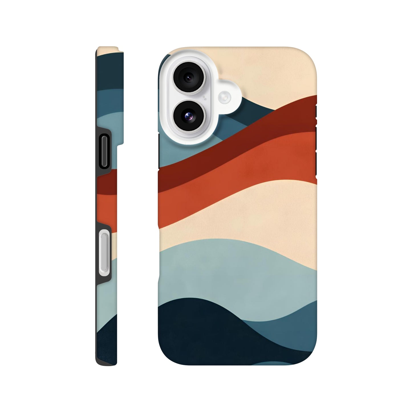 MYSTBIT ART | Retro Waves iPhone Case-MYSTBIT ART