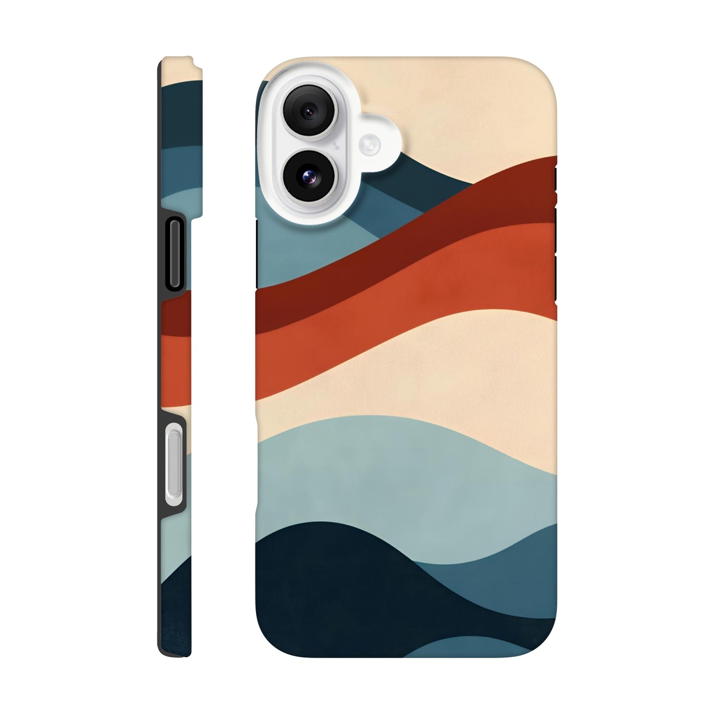 MYSTBIT ART | Retro Waves iPhone Case-MYSTBIT ART
