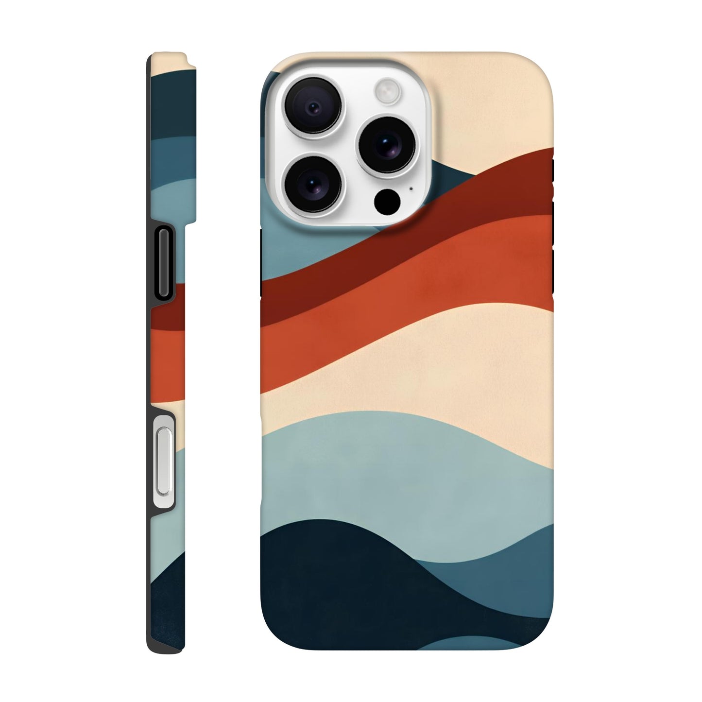 MYSTBIT ART | Retro Waves iPhone Case-MYSTBIT ART