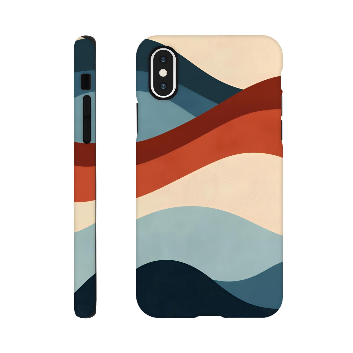 MYSTBIT ART | Retro Waves iPhone Case-MYSTBIT ART