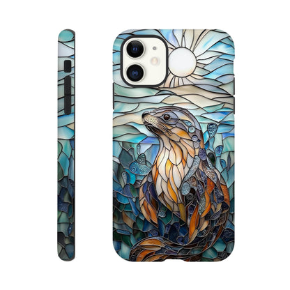 MYSTBIT ART | Seal Glass Mosaic iPhone Case-MYSTBIT ART