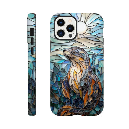 MYSTBIT ART | Seal Glass Mosaic iPhone Case-MYSTBIT ART