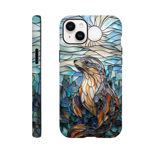 MYSTBIT ART | Seal Glass Mosaic iPhone Case-MYSTBIT ART