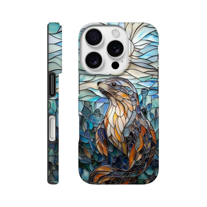 MYSTBIT ART | Seal Glass Mosaic iPhone Case-MYSTBIT ART
