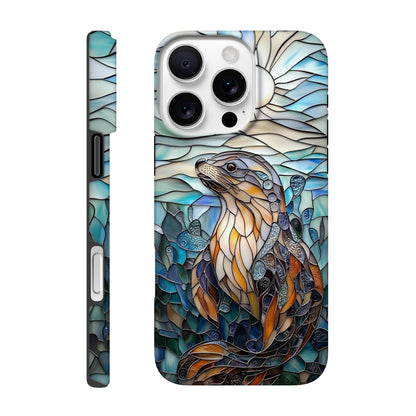 MYSTBIT ART | Seal Glass Mosaic iPhone Case-MYSTBIT ART