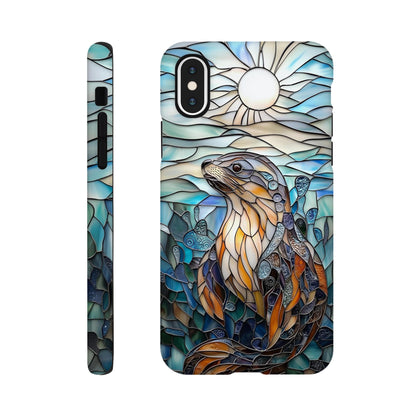 MYSTBIT ART | Seal Glass Mosaic iPhone Case-MYSTBIT ART