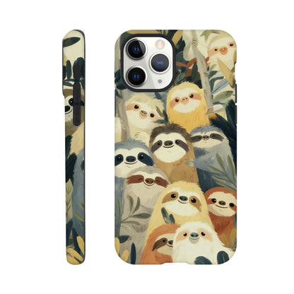 MYSTBIT ART | Slow Jungle Smiles iPhone Case-MYSTBIT ART