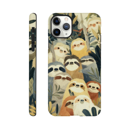 MYSTBIT ART | Slow Jungle Smiles iPhone Case-MYSTBIT ART