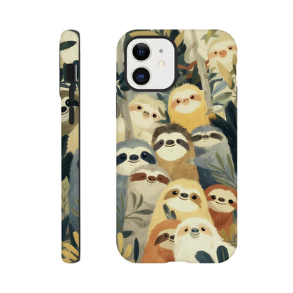 MYSTBIT ART | Slow Jungle Smiles iPhone Case-MYSTBIT ART