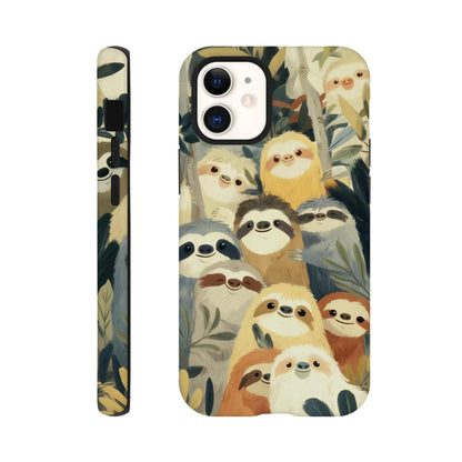 MYSTBIT ART | Slow Jungle Smiles iPhone Case-MYSTBIT ART