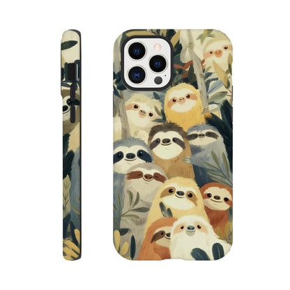 MYSTBIT ART | Slow Jungle Smiles iPhone Case-MYSTBIT ART