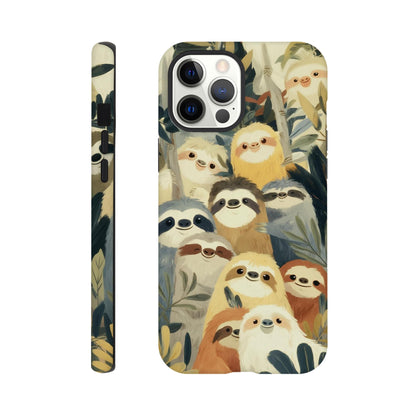 MYSTBIT ART | Slow Jungle Smiles iPhone Case-MYSTBIT ART