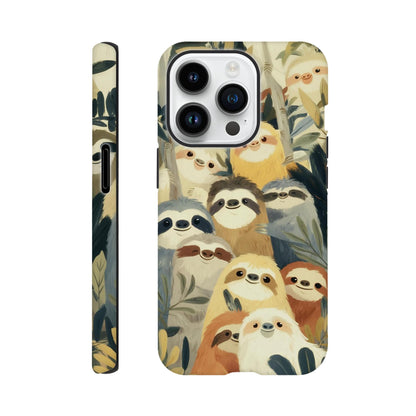 MYSTBIT ART | Slow Jungle Smiles iPhone Case-MYSTBIT ART