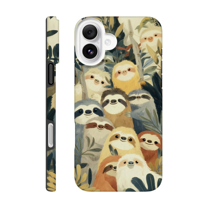 MYSTBIT ART | Slow Jungle Smiles iPhone Case-MYSTBIT ART