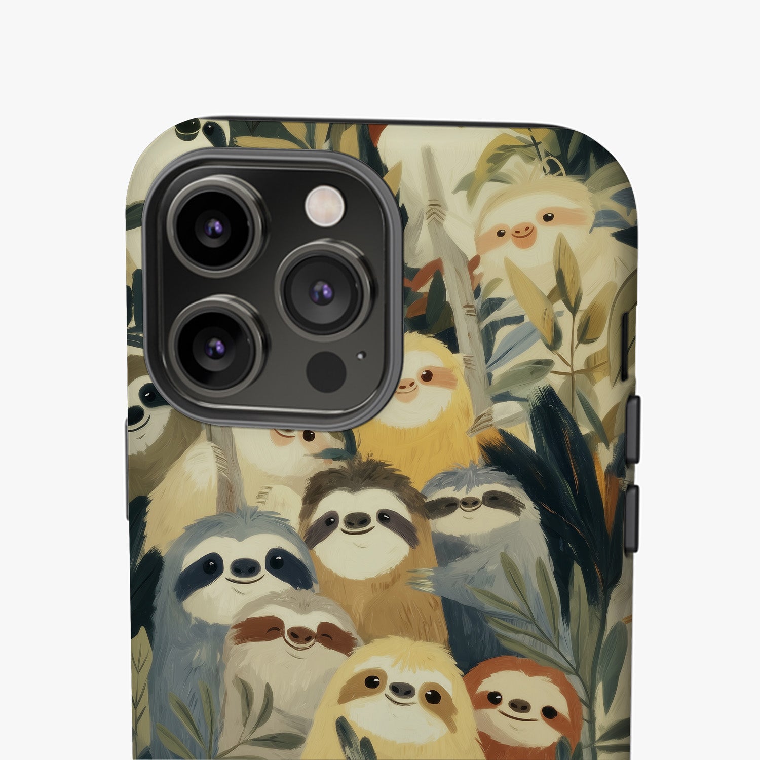 MYSTBIT ART | Slow Jungle Smiles iPhone Case-MYSTBIT ART