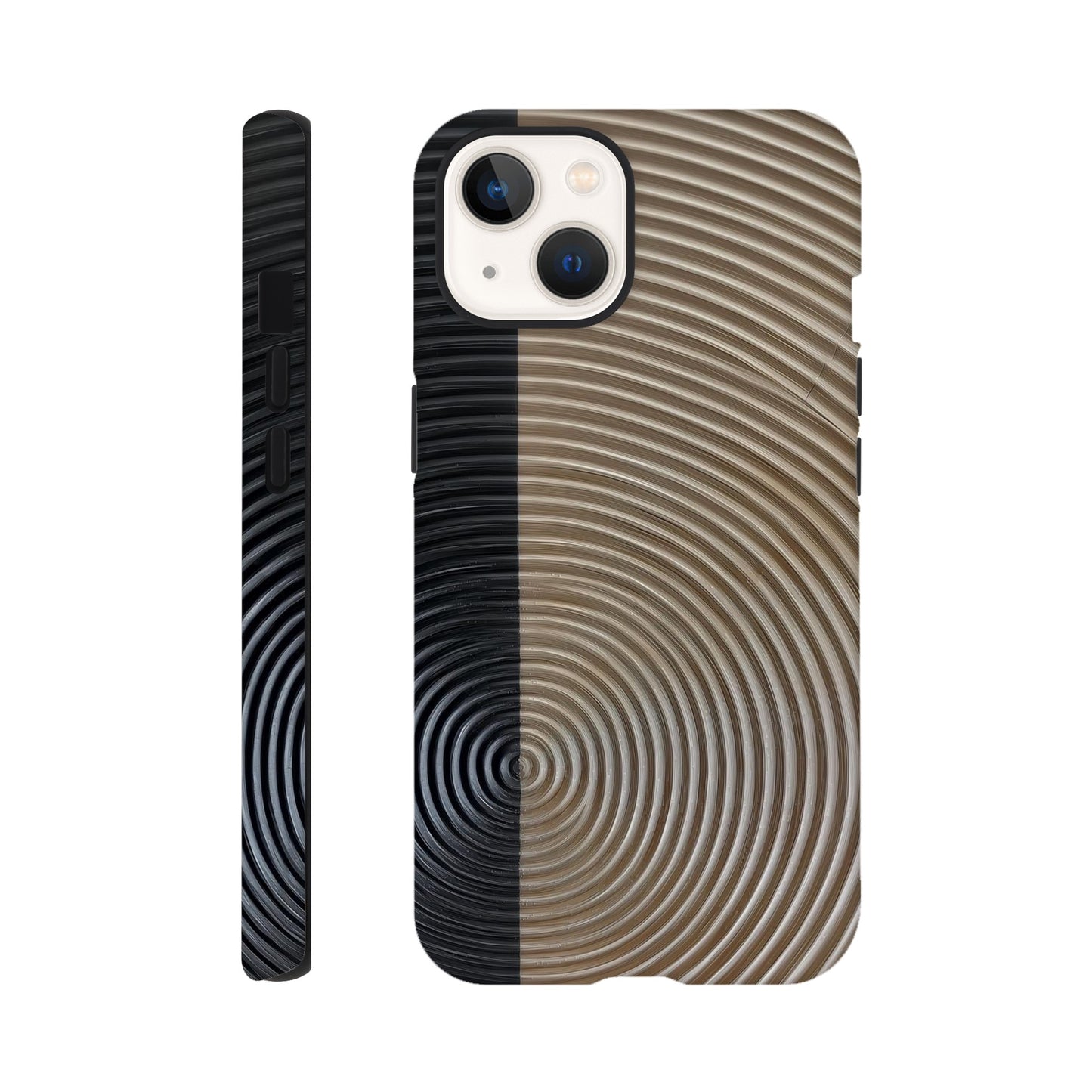 MYSTBIT ART | Split Horizon iPhone Case-MYSTBIT ART