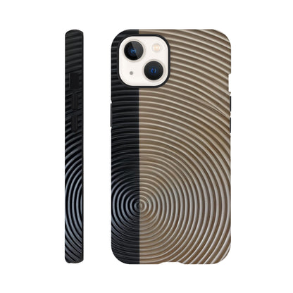 MYSTBIT ART | Split Horizon iPhone Case-MYSTBIT ART