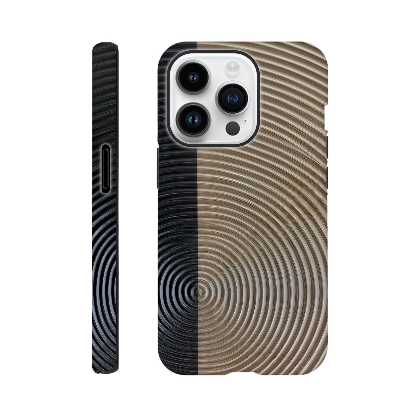 MYSTBIT ART | Split Horizon iPhone Case-MYSTBIT ART