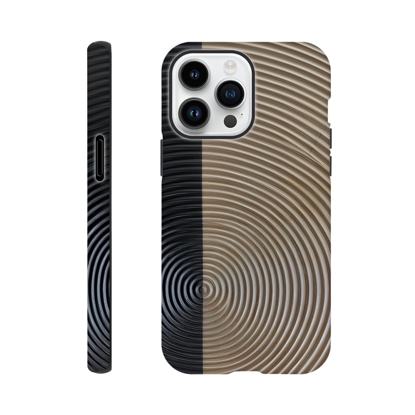 MYSTBIT ART | Split Horizon iPhone Case-MYSTBIT ART